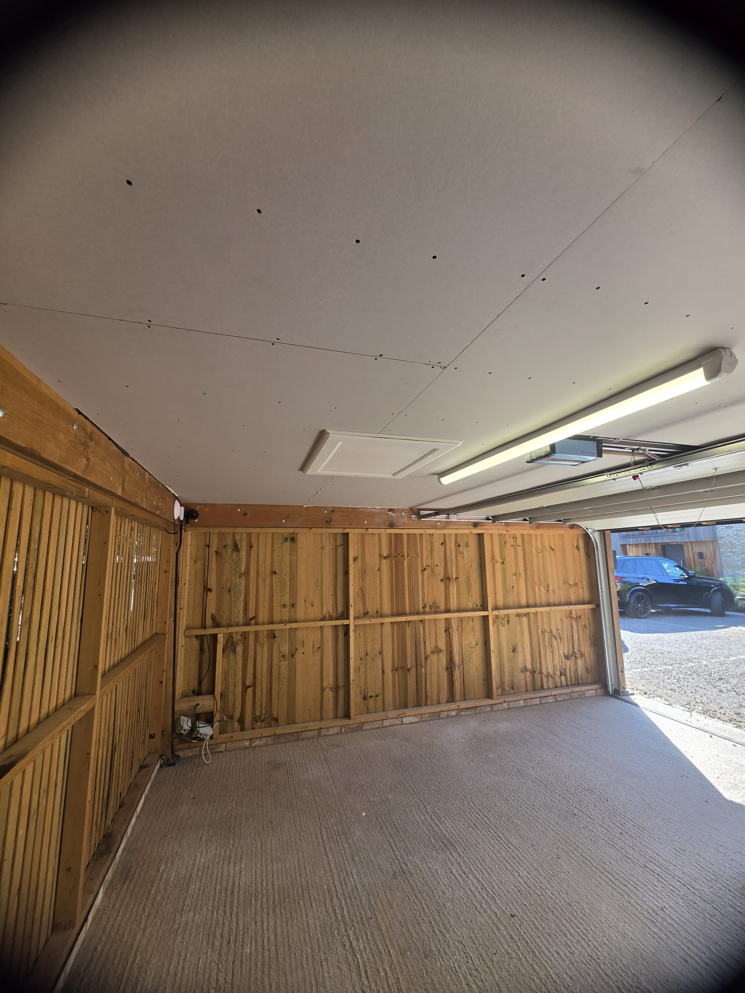 Freshly installed raised loft boarding in Berkshire home providing safe storage